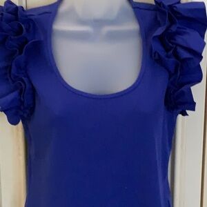 Chicos ruffled sleeve top
